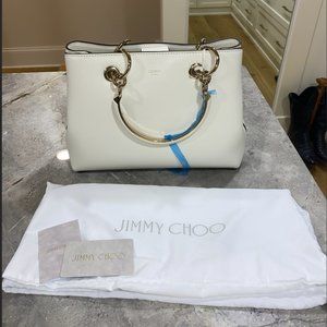 Jimmy Choo Bon Bon S leather tote bag